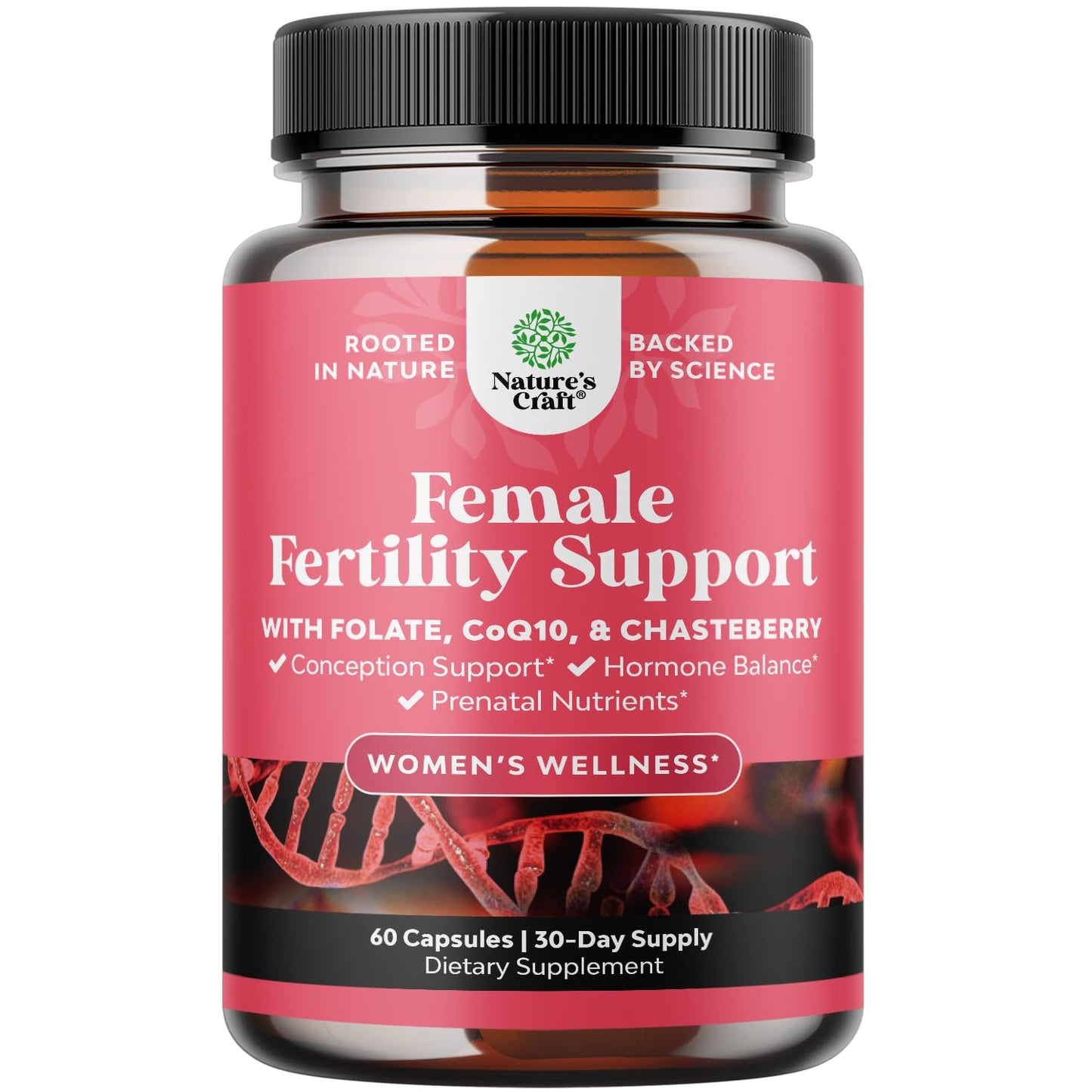 Fertility Supplement for Women with Prenatal Vitamins, CoQ10, Choline & Inositol