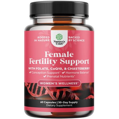 Fertility Supplement for Women with Prenatal Vitamins, CoQ10, Choline & Inositol
