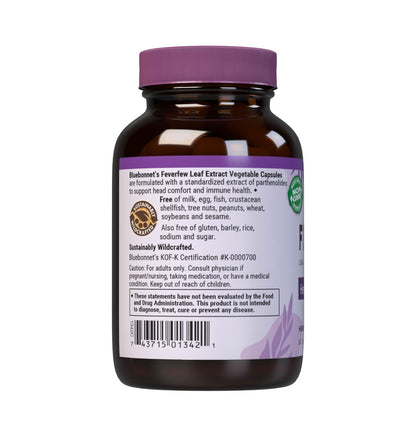 BlueBonnet Nutrition Feverfew Leaf Extract – Immune Health & Head Comfort | 60 Veg Capsules