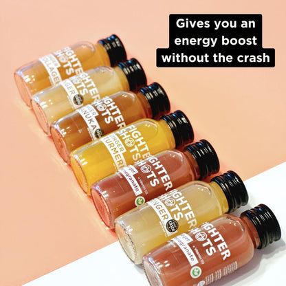 Fighter Shots Ginger (12x60ml) – Award-Winning Ginger Shots for Immune Support & Energy