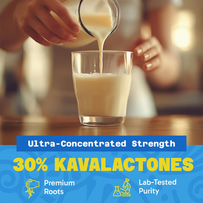 Fiji Vanua Kava 30% Kavalactone Extract Powder – High-Potency, Water-Soluble Kava (2 oz)