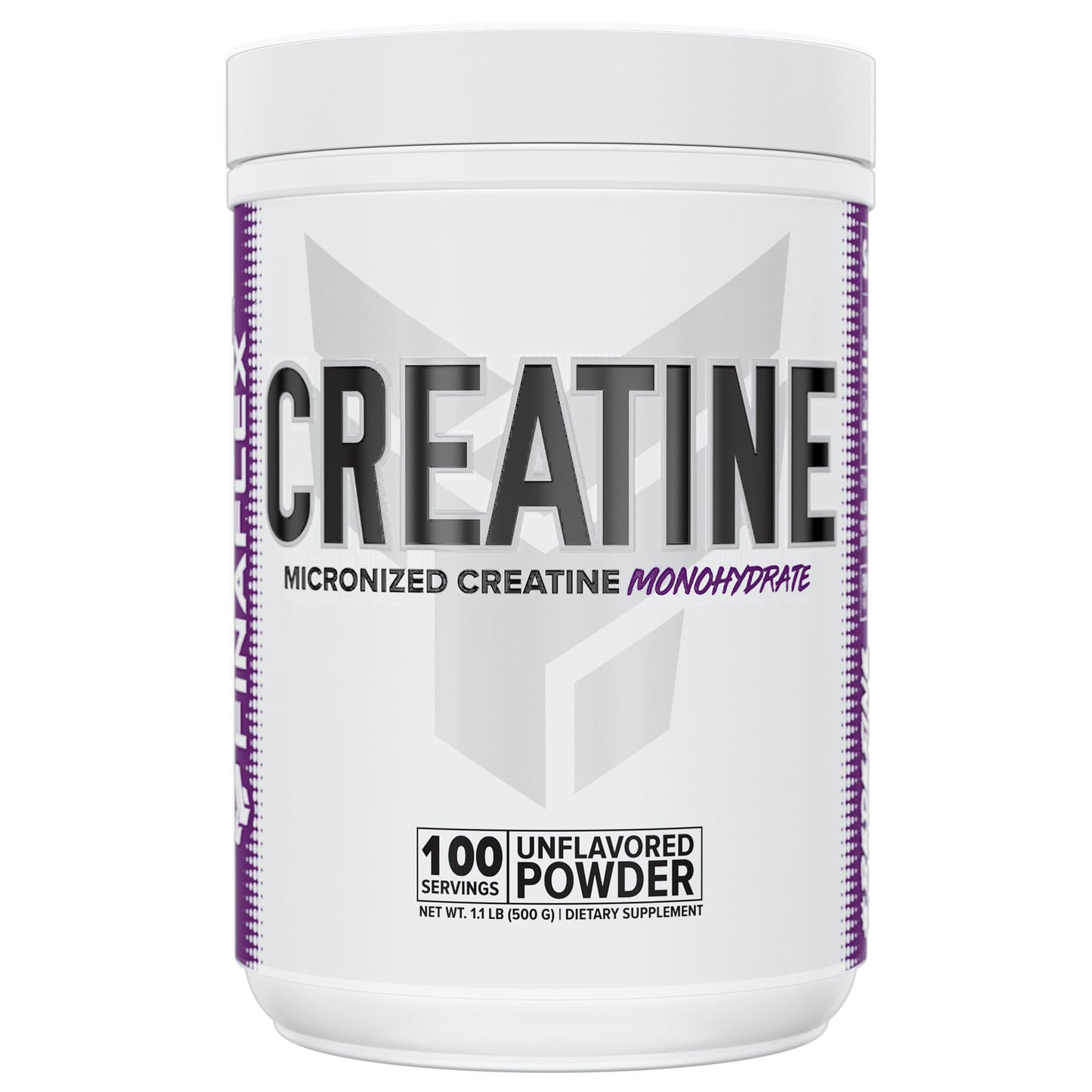 FINAFLEX Pure Creatine Unflavored - 500g | 100 Servings | NSF Certified Monohydrate
