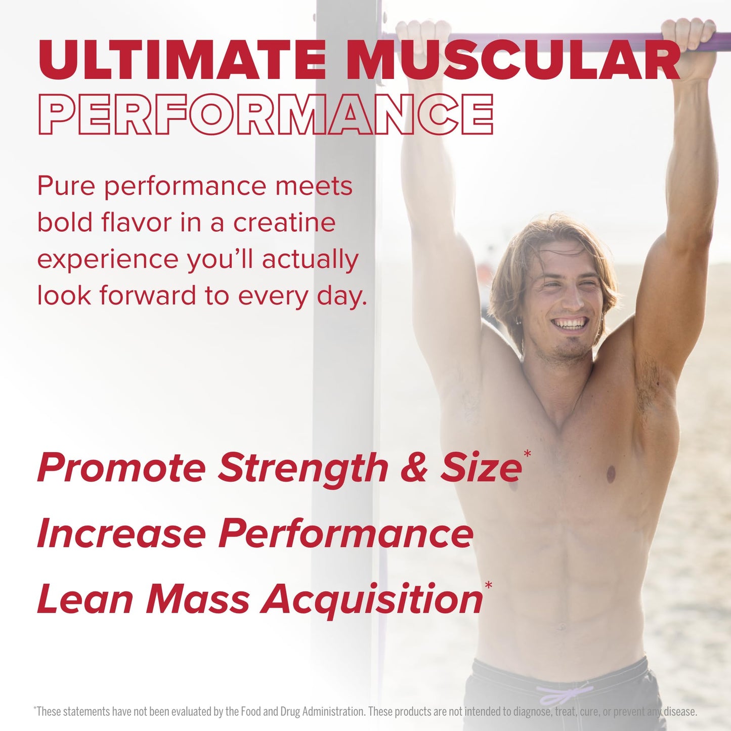 FINAFLEX Pure Creatine + CALYPSO Strawberry Lemonade 7.5 oz | 5g Creatine Monohydrate | 30 Servings