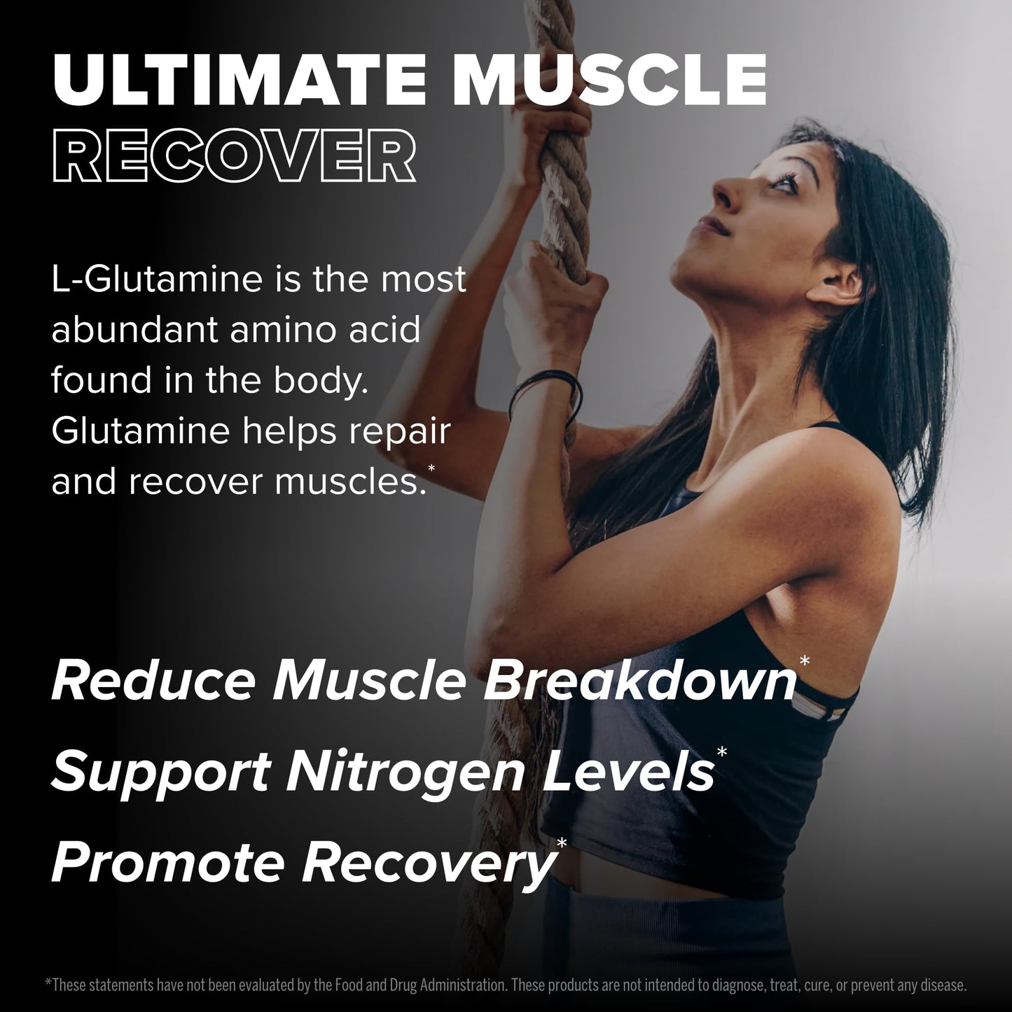 FINAFLEX Pure Glutamine Unflavored - 2.2 lbs | Muscle Recovery & Nitrogen Support