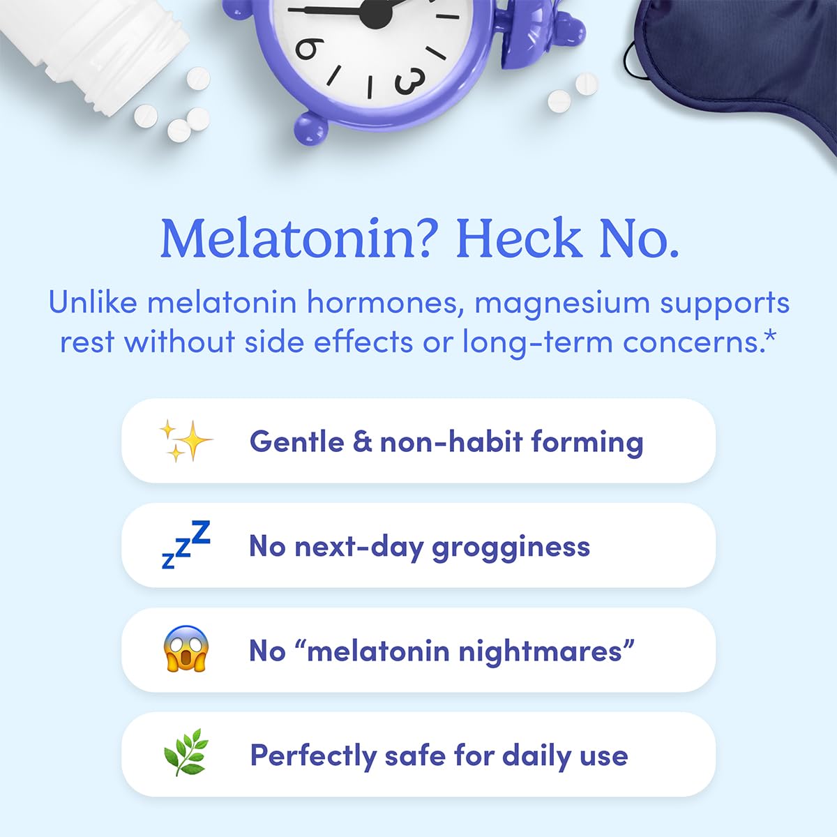 First Day Women’s Nighttime Reset Calming Magnesium Gummies – Sleep Support, Calm Mood & Energy – No Melatonin – 30-Day Supply