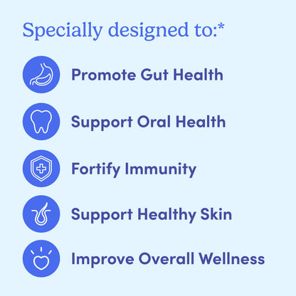 FIRST DAY Teens 3-in-1 Probiotic Gummies – Gut, Skin & Immunity Support (30-Day)