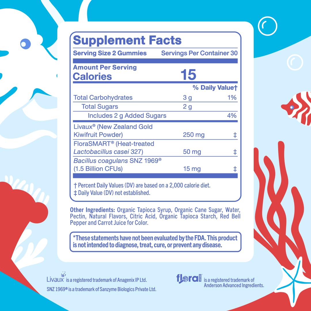 FIRST DAY Teens’ Gut Sustainer Gummies – 3-in-1 Prebiotic, Probiotic & Postbiotic
