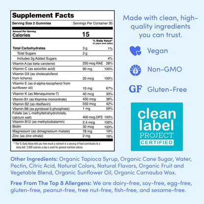 FIRST DAY Women's Multivitamin Gummies – Vegan, Gluten Free, 60-Day Supply