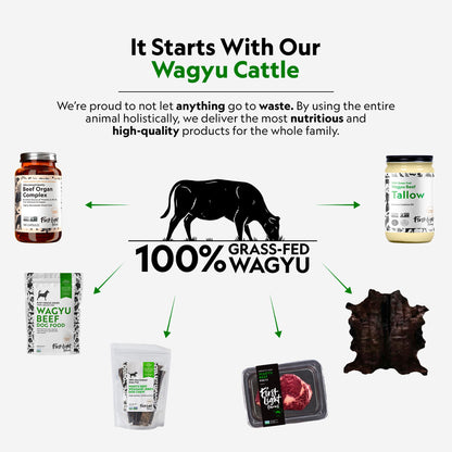 First Light Grass-Fed Beef Liver Capsules | Freeze-Dried Wagyu Liver, 180 Capsules