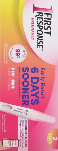 First Response Early Result Pregnancy Test – Pack of 2 (6 Days Early)