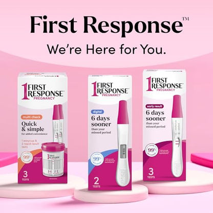 First Response Gold Digital Pregnancy Test - Early Detection 6 Days Sooner