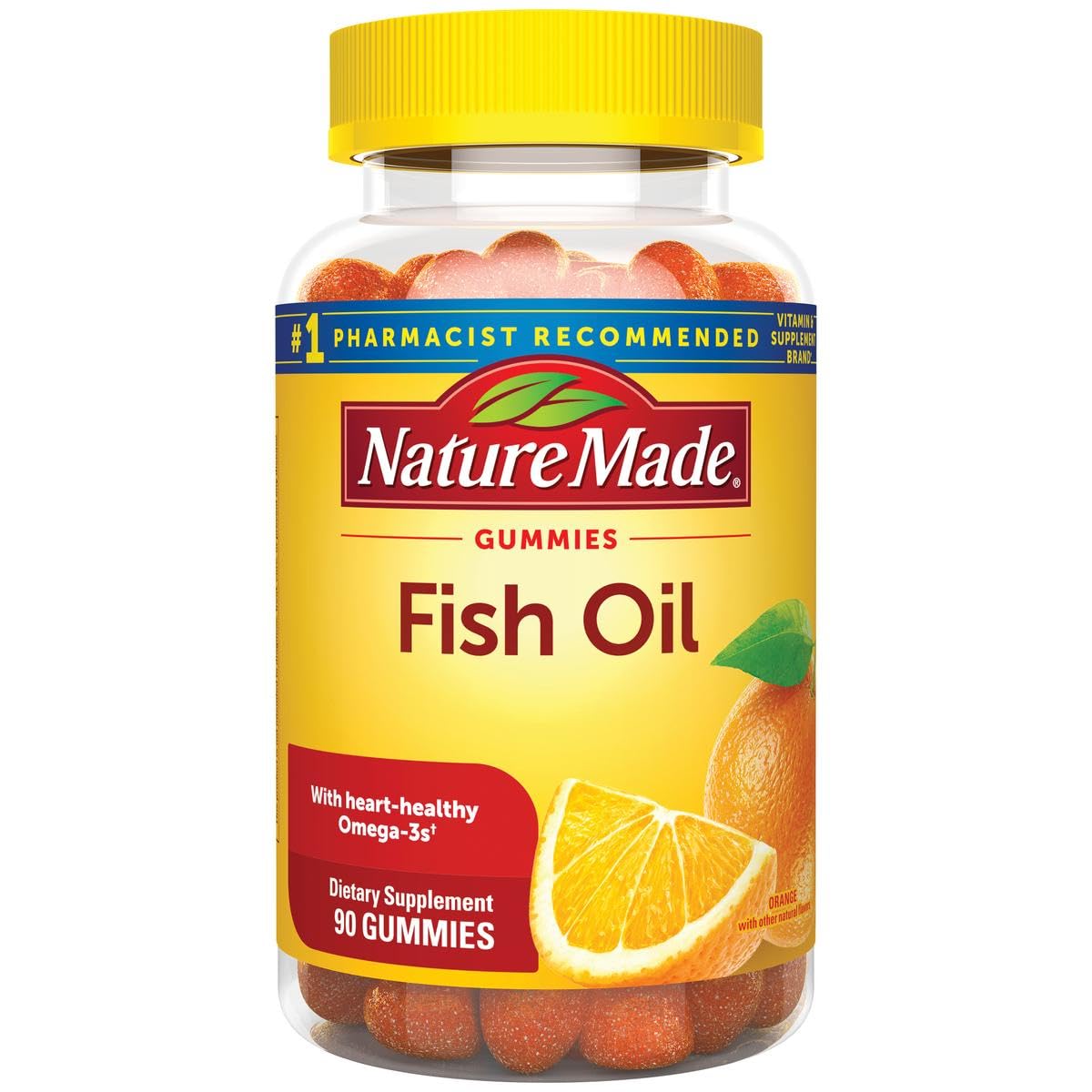 Fish Oil Gummies 90 Softgels – Heart-Healthy Omega-3s EPA & DHA