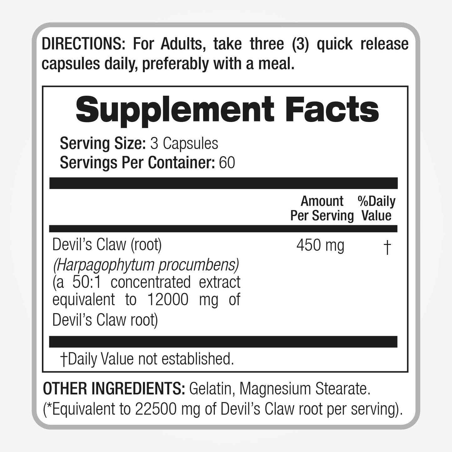 FITO MEDIC'S Lab Devils Claw 180 Capsules – Harpagophytum Procumbens | Ultra High Absorption