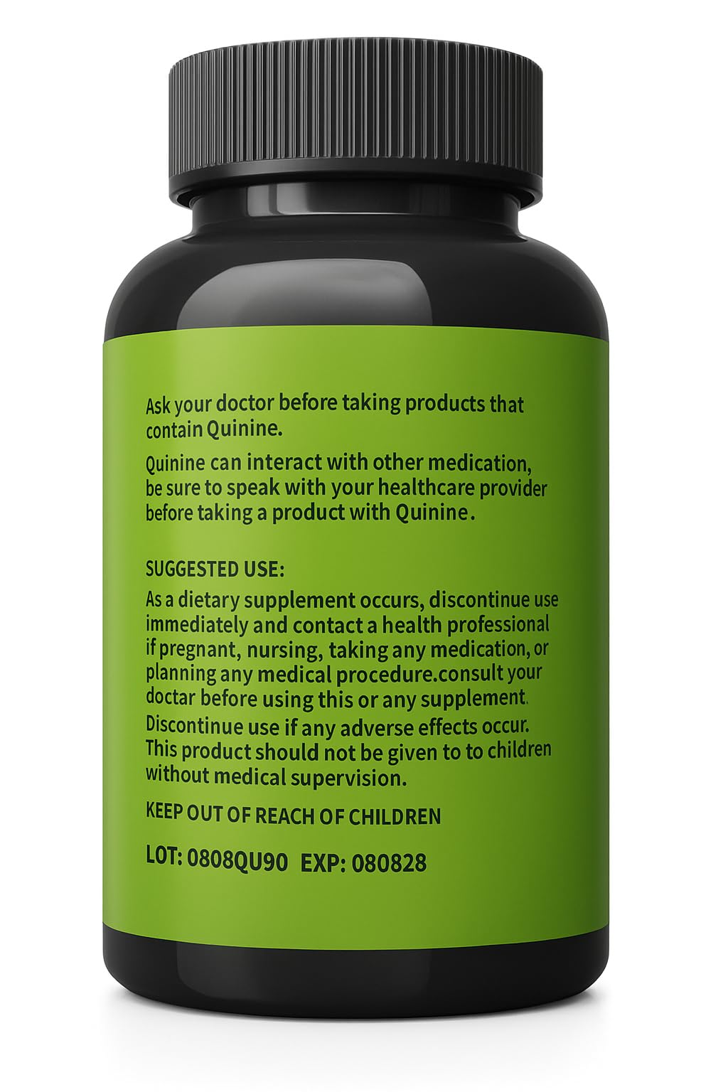 FitoHerbs Quinine Herbal Supplement - Cinchona Bark 1000mg Veg Capsules (90) | Leg Cramps, Immune & Digestive Support
