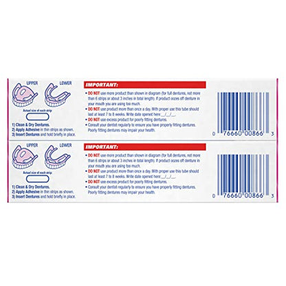 Fixodent Complete Original Denture Adhesive Cream - 2.4 oz Pack of 2