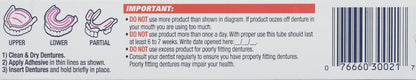 Fixodent Control Adhesive Size 2z - Strong Denture Adhesive