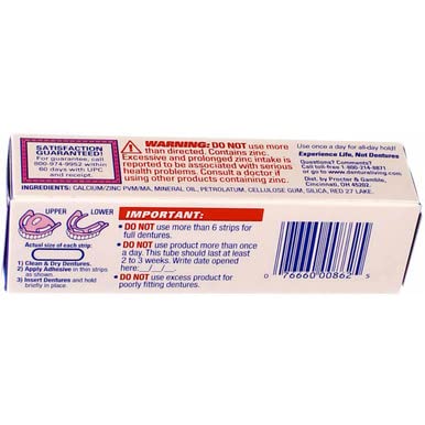 Fixodent Original Denture Adhesive Cream 0.75 oz – Pack of 8