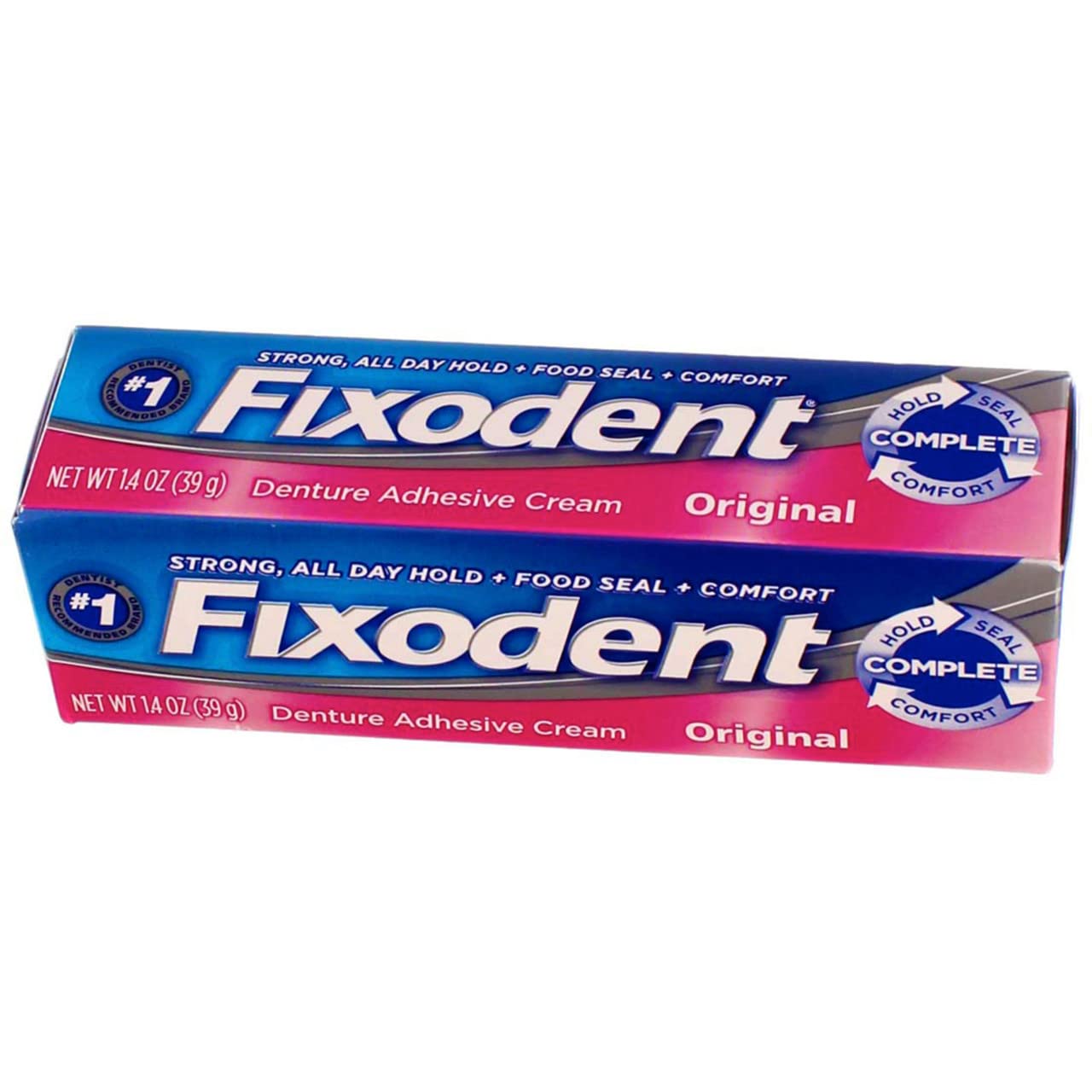Fixodent Original Denture Adhesive Cream 1.4 oz (41 ml) 6 Pack