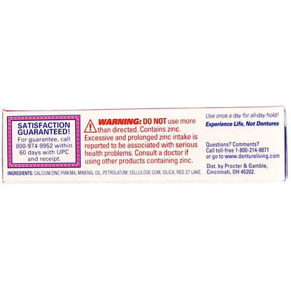 Fixodent Original Denture Adhesive Cream 1.4 oz (41 ml) 6 Pack