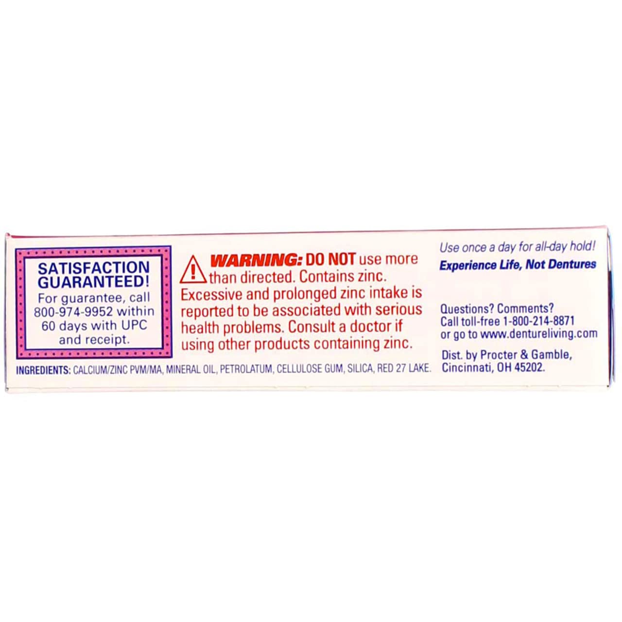 Fixodent Original Denture Adhesive Cream 1.40 oz – Pack of 2