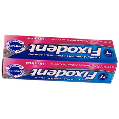 Fixodent Original Denture Adhesive Cream 1.40 oz – Pack of 2