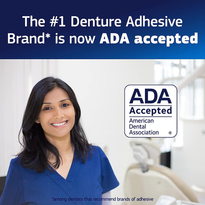Fixodent Original Secure Denture Adhesive Cream – 2.4oz Tubes (Pack of 5) for Full & Partial Dentures
