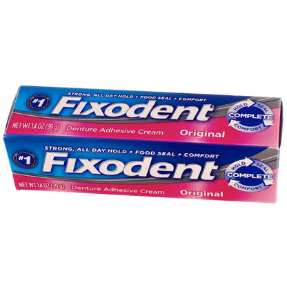 Fixodent Original Denture Adhesive Cream 1.40 oz – Pack of 2