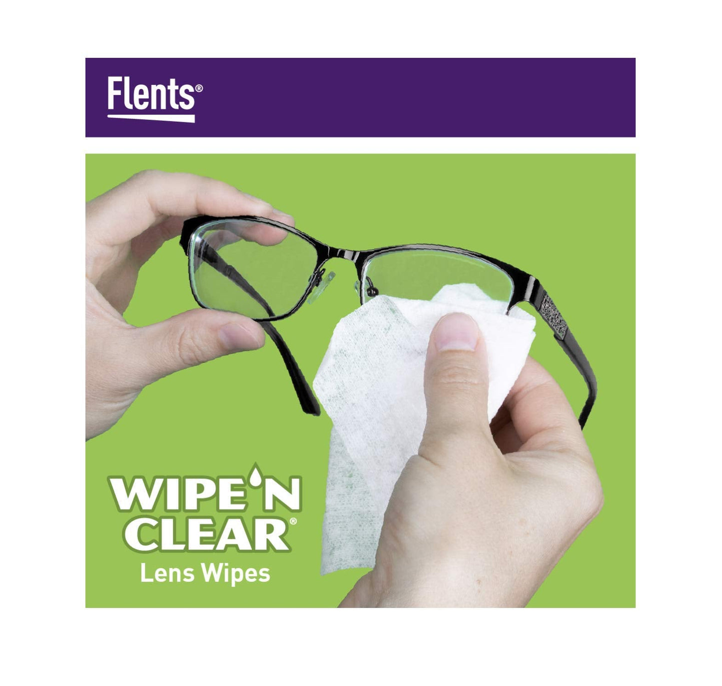 Flents Wipe N Clear Lens Wipes 225ct – 3 Boxes (75 Each) Anti-Streak