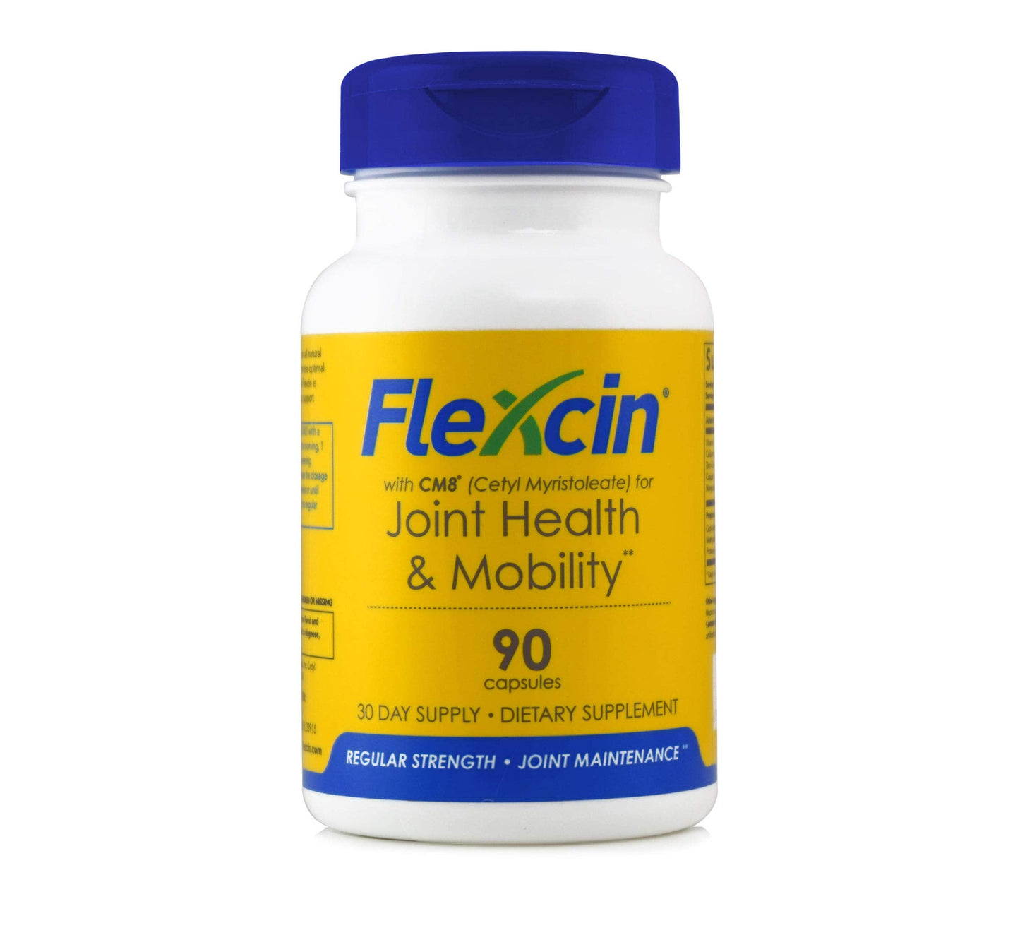 Flexcin Joint Health & Mobility Formula with CM8 | 3 Pack (270 Capsules) - Glucosamine, MSM, Collagen Type II