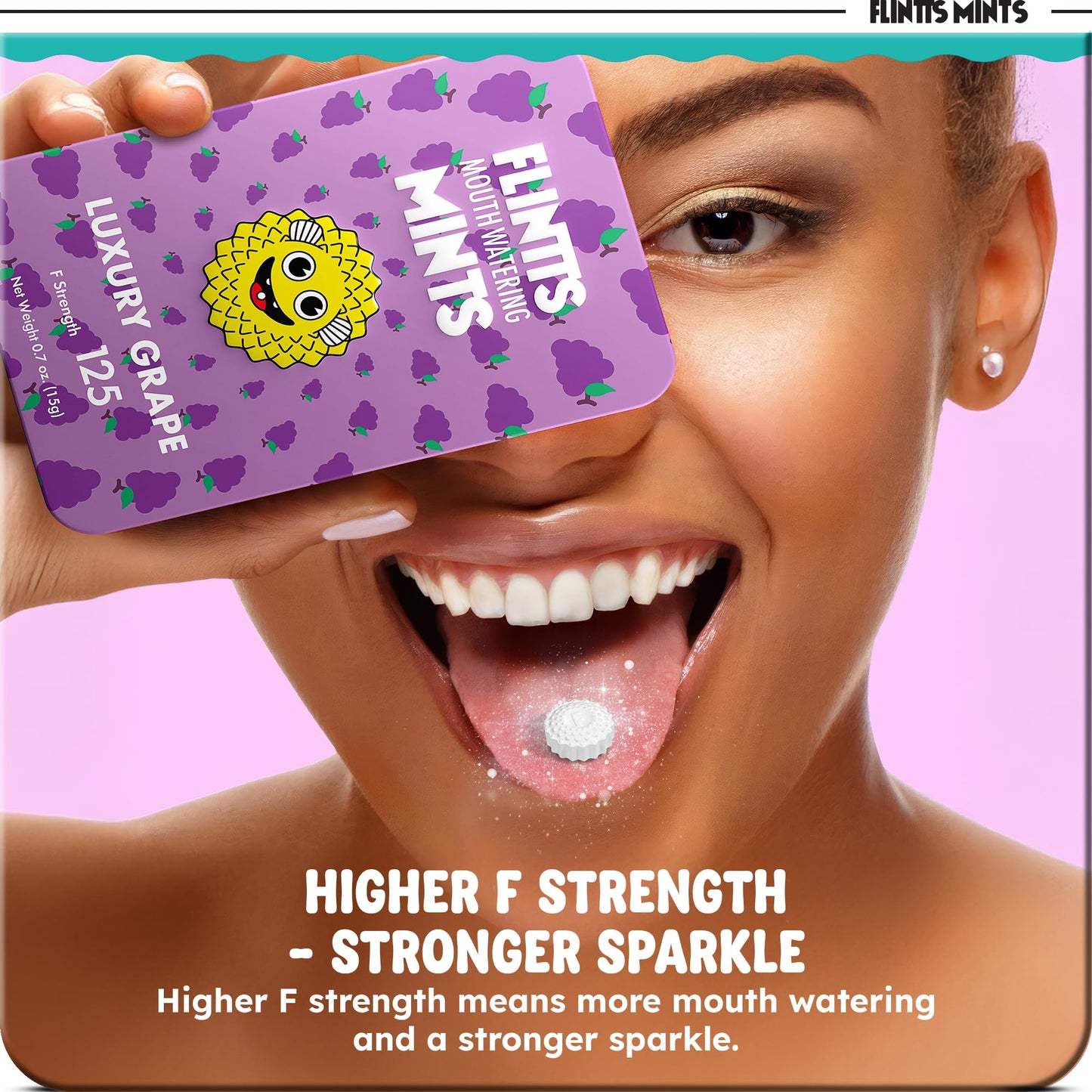 Flintts Mints Fruit Troop – Sugar Free Mints for Dry Mouth Relief & Freshness