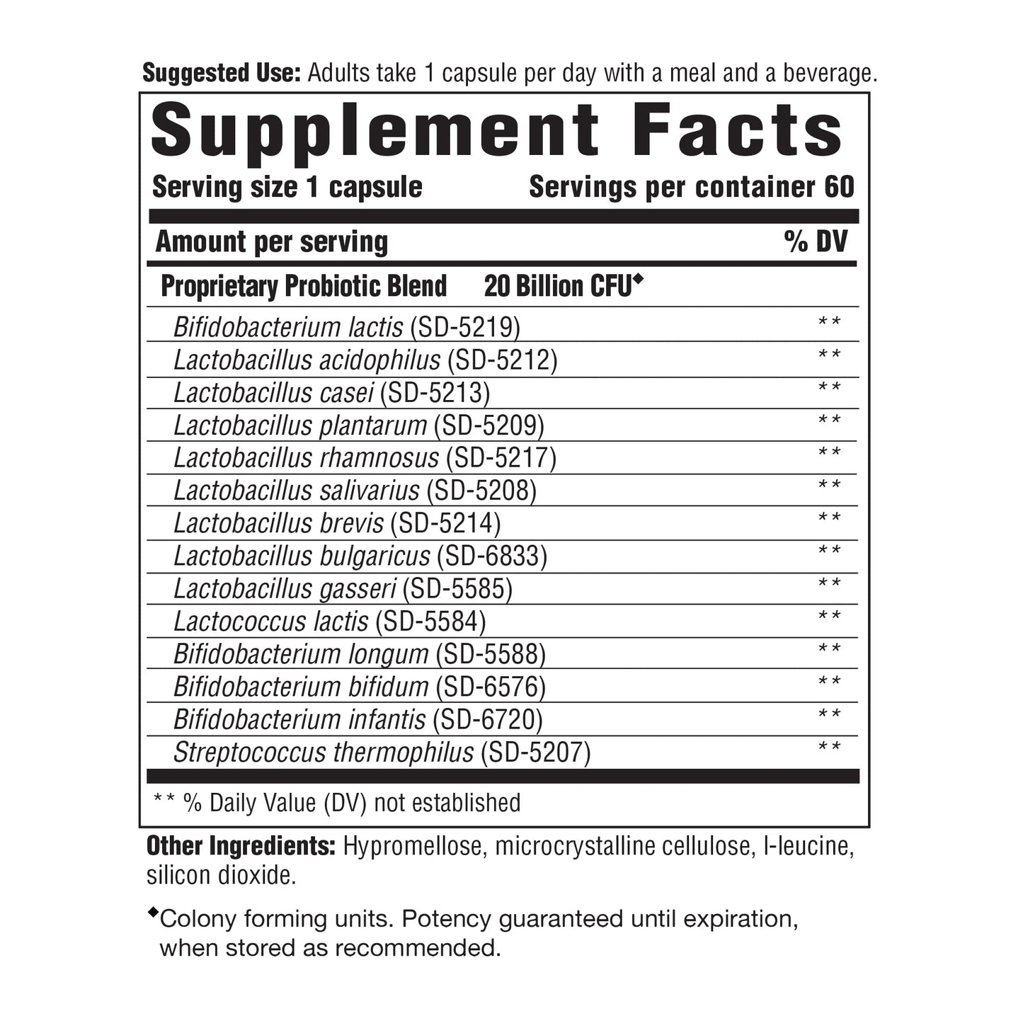 Innate Response Flora 20-14 Ultra Strength Probiotic – 20B CFU, 14 Strains