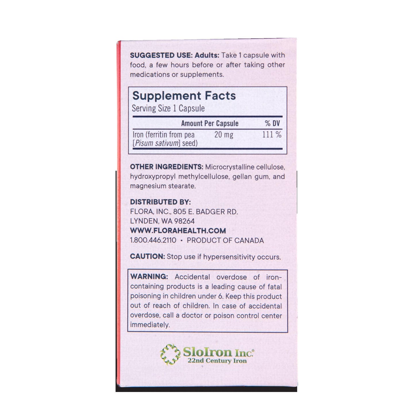 Flora Ferritin+ Delayed-Release Iron – Plant-Based, Vegan, Gluten-Free