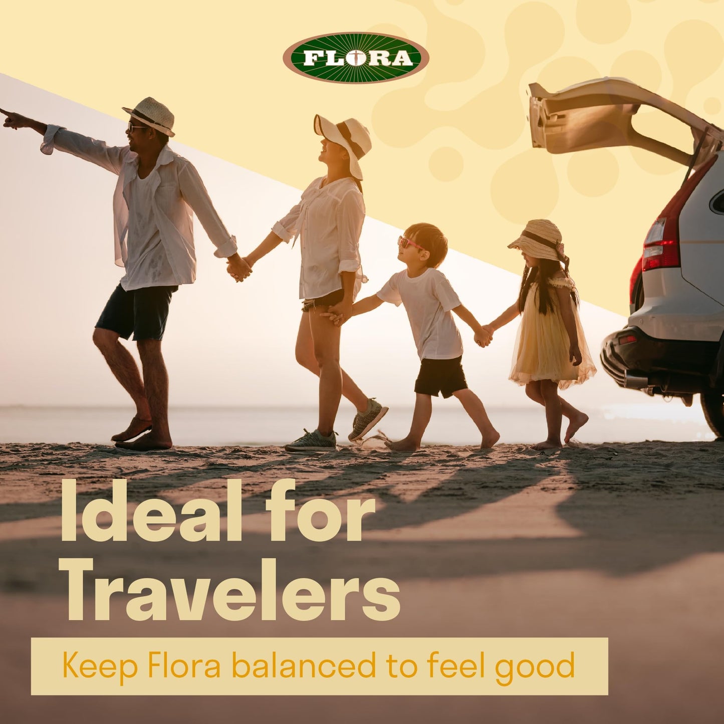 Flora Super Bifido Plus 102 Billion CFU | Raw Probiotics for Digestive Balance - 30 Veg Capsules