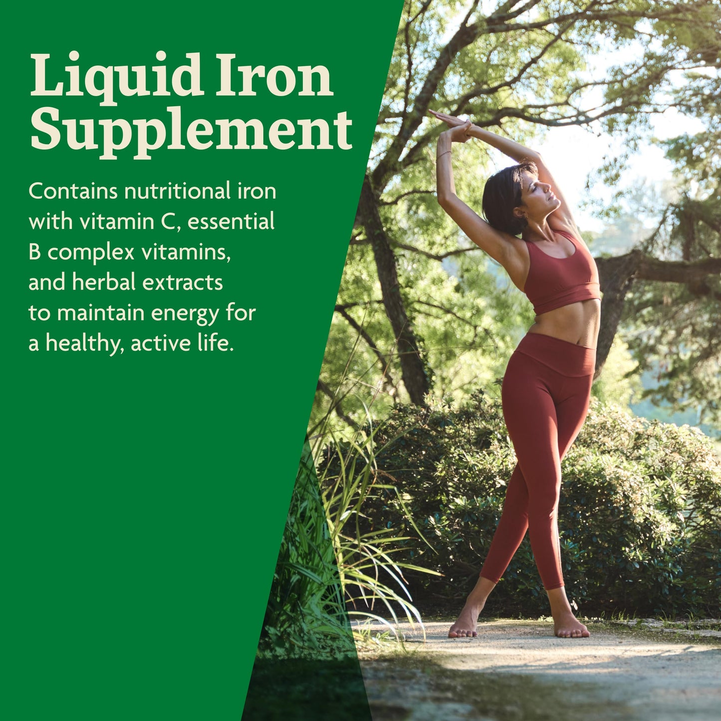 Floradix Iron & Herbs – Liquid Iron Supplement with Vitamin C & B Complex | 23.7 fl oz