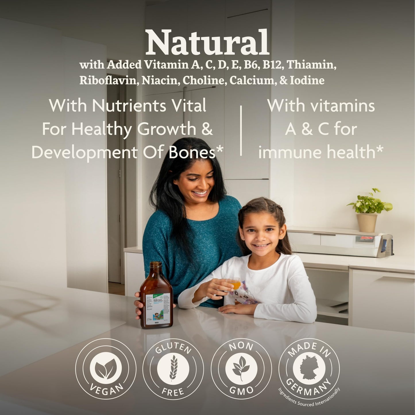 Floradix Kinder Love Children's Multivitamin – Liquid Vitamin for Kids