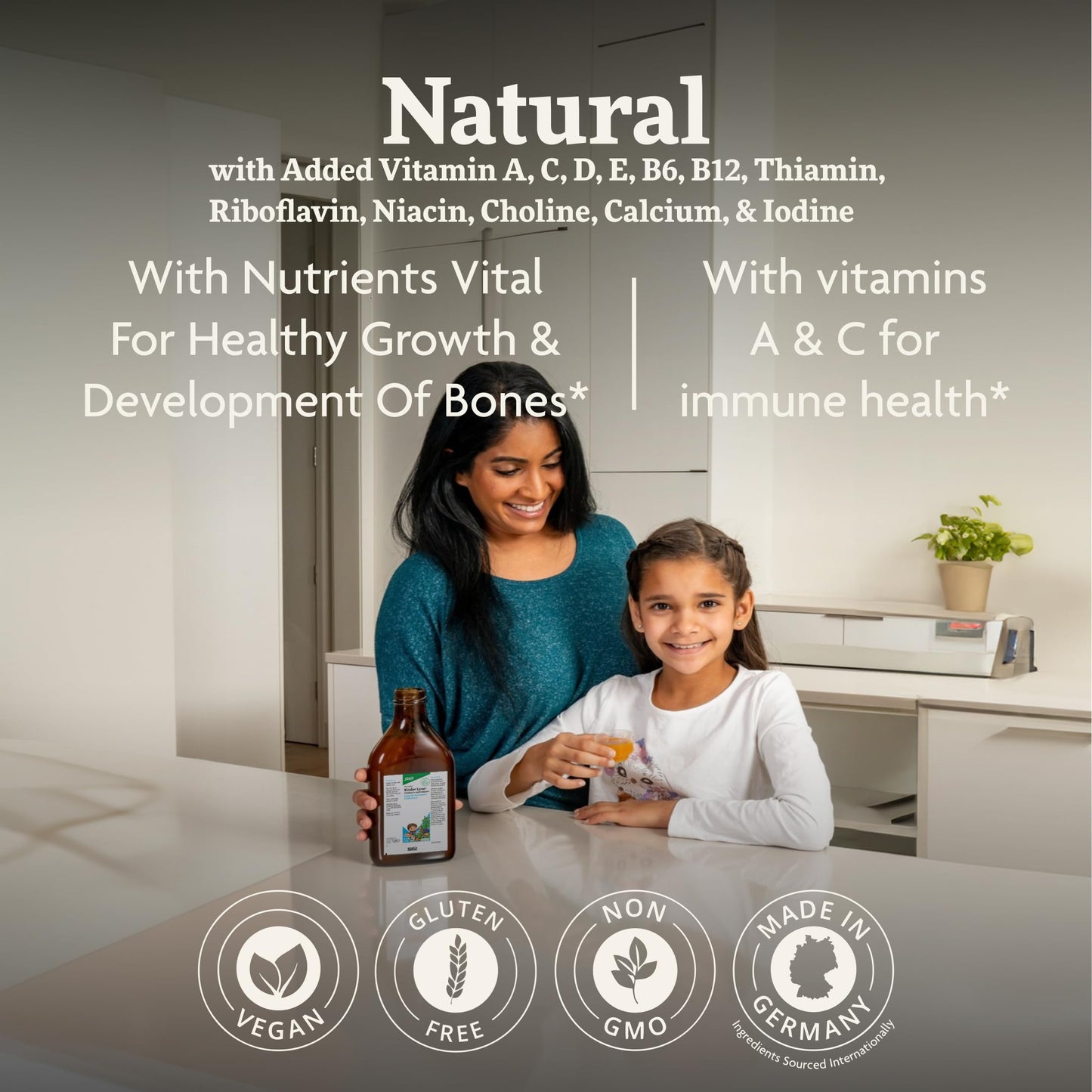 Floradix Kinder Love Children's Multivitamin – Liquid Vitamin for Kids