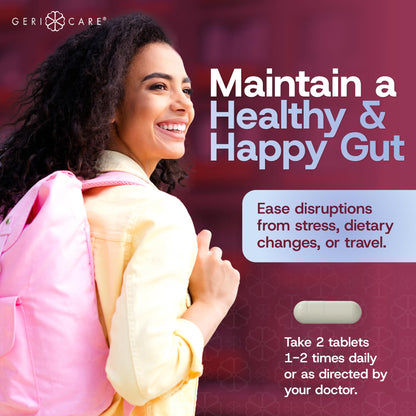 Saccharomyces boulardii Probiotic 500mg for Digestive Health – Women & Men | Compare to Florastor (50 Capsules) – 12 Pack