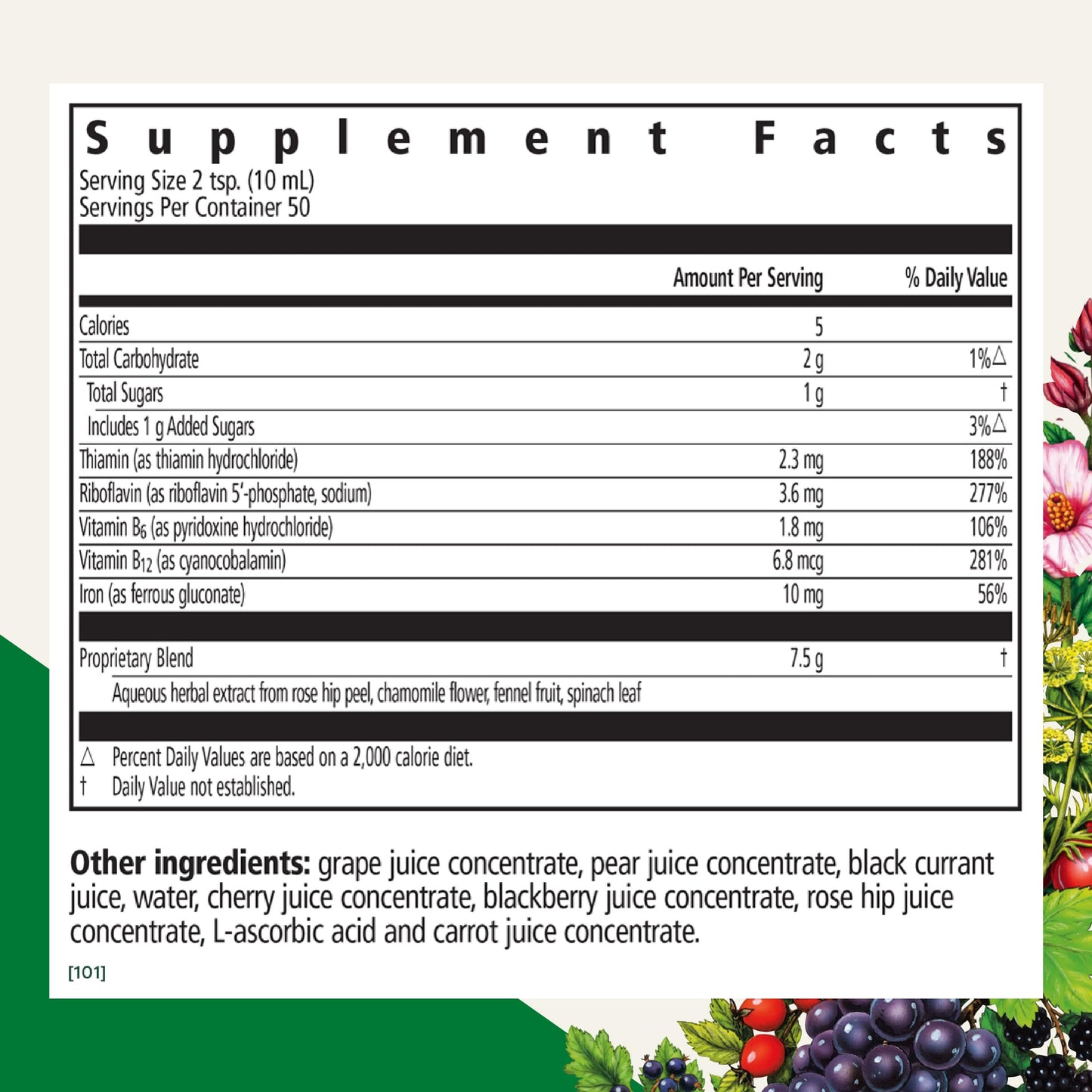 Floradix Floravital Liquid Iron & Vitamin Formula – Vegan, Gluten-Free, Non-GMO (16.9 fl oz)