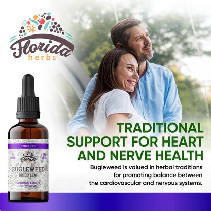 Florida Herbs Bugleweed Tincture - Organic Bugleweed Extract, Non-GMO, 2 oz Pack of 2