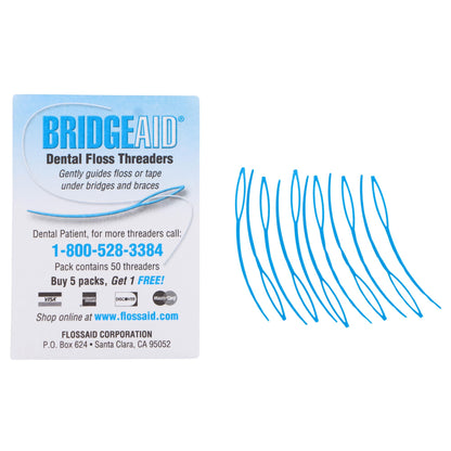 Floss Aid TDPS Bridge Aid Dental Floss Threader Pack of 1000
