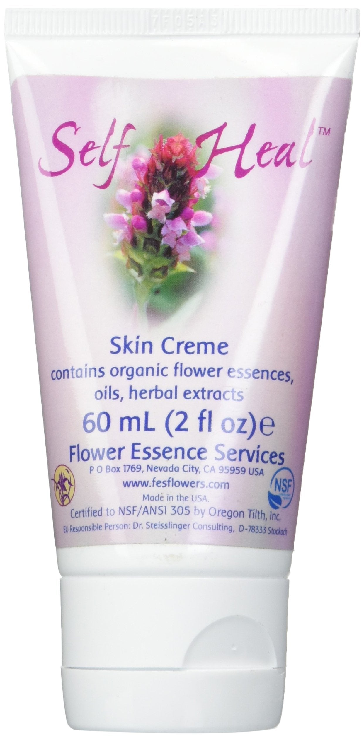 Flower Essence Services Self-Heal Cream, 2 Ounce