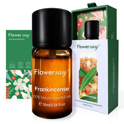 FLOWERSAY Frankincense Essential Oil 100% Pure & Natural – 10ml