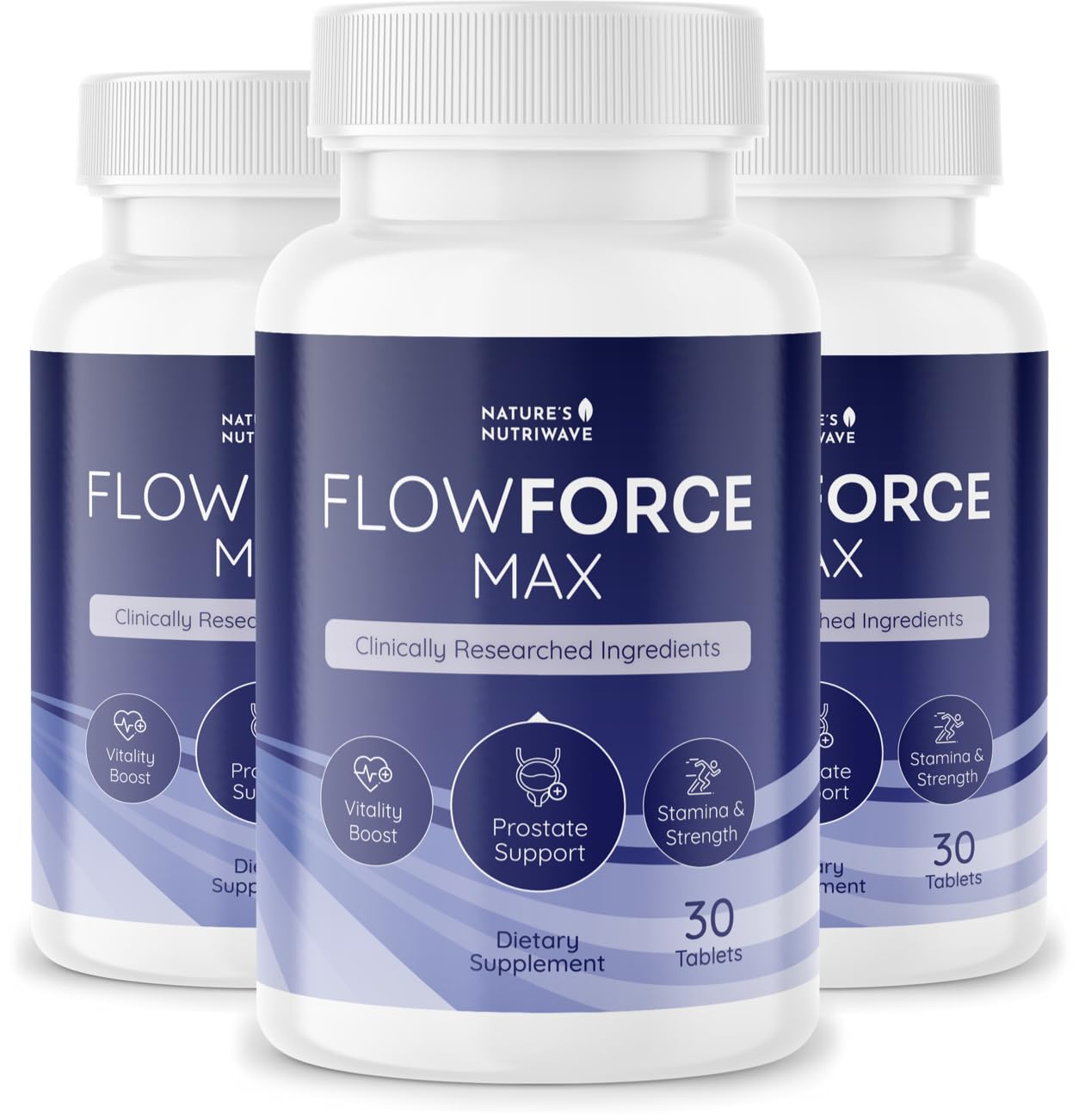 FlowForceMax Herbal Support - Plant-Based Saw Palmetto (30 Chewables)