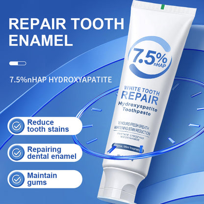 7.5% Hydroxyapatite Toothpaste Set – 2 Pcs for Enamel Protection & Strengthening
