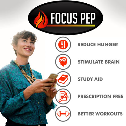 Focus Pep 2 Pack: OTC Stimulants for Natural Focus & Brain Boost | 120 Pills