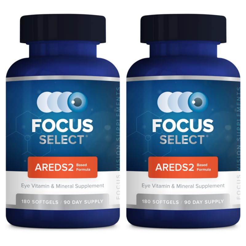 Focus Select AREDS2-Based Eye Vitamin - Low Zinc Formula (360 ct)