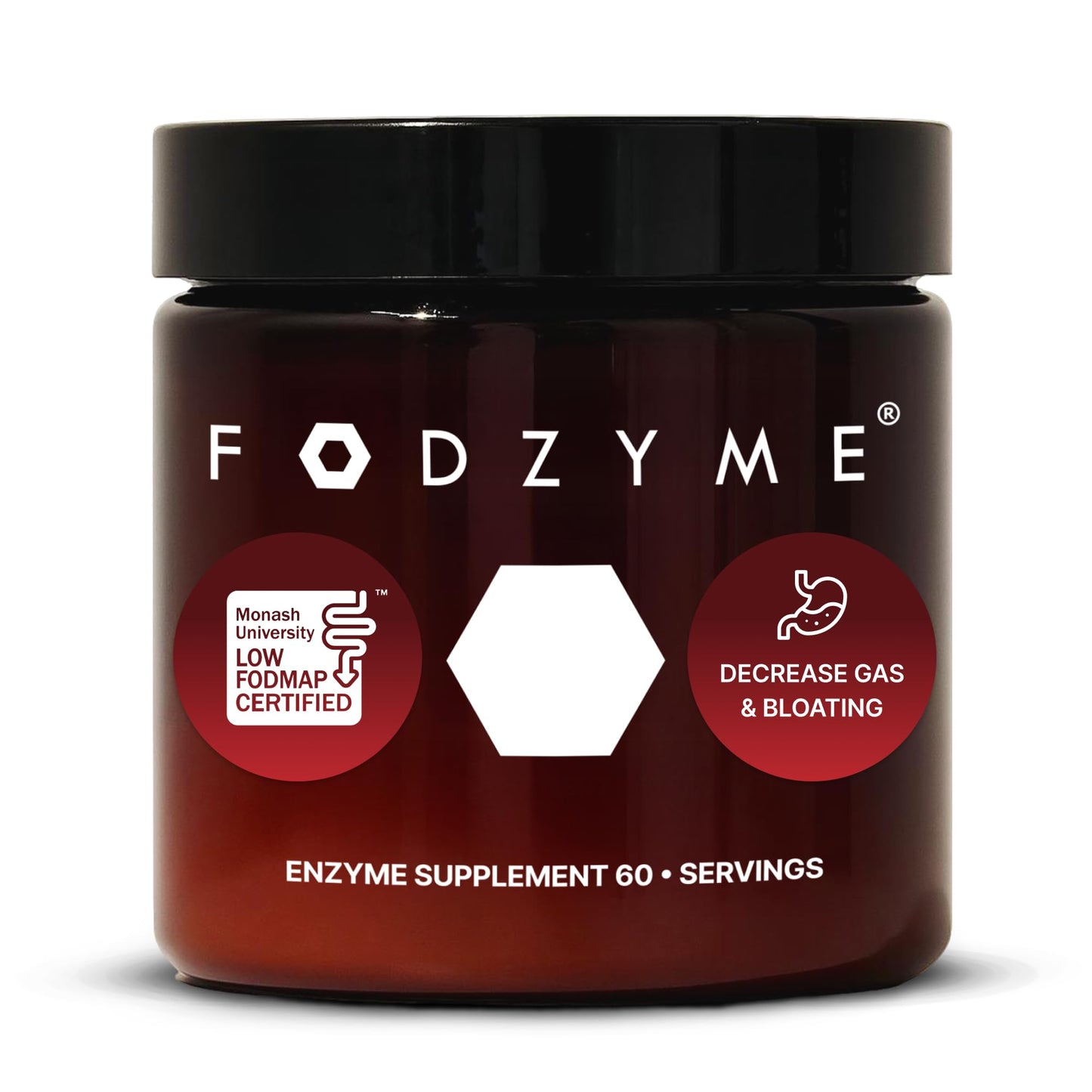 FODZYME Home Kit Digestive Enzymes – 60 Doses for Gut Comfort