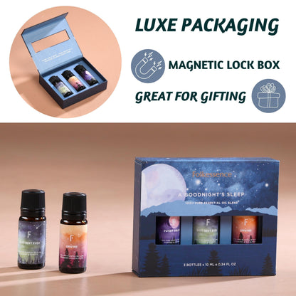 Folkulture Essential Oils for Diffuser – 3-Piece Fragrance Oil Set (Rosemary, Eucalyptus, Lavender)