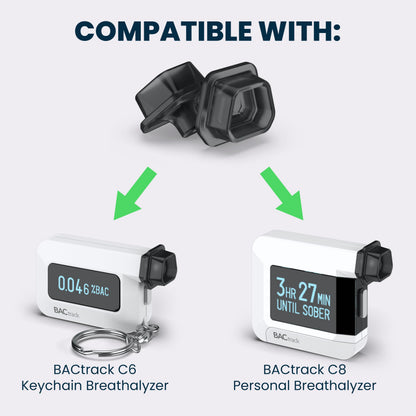 BACtrack C-Series Mouthpieces (20-Count) - Compatible with C6 & C8 Breathalyzers | Not Compatible with BACtrack Mobile