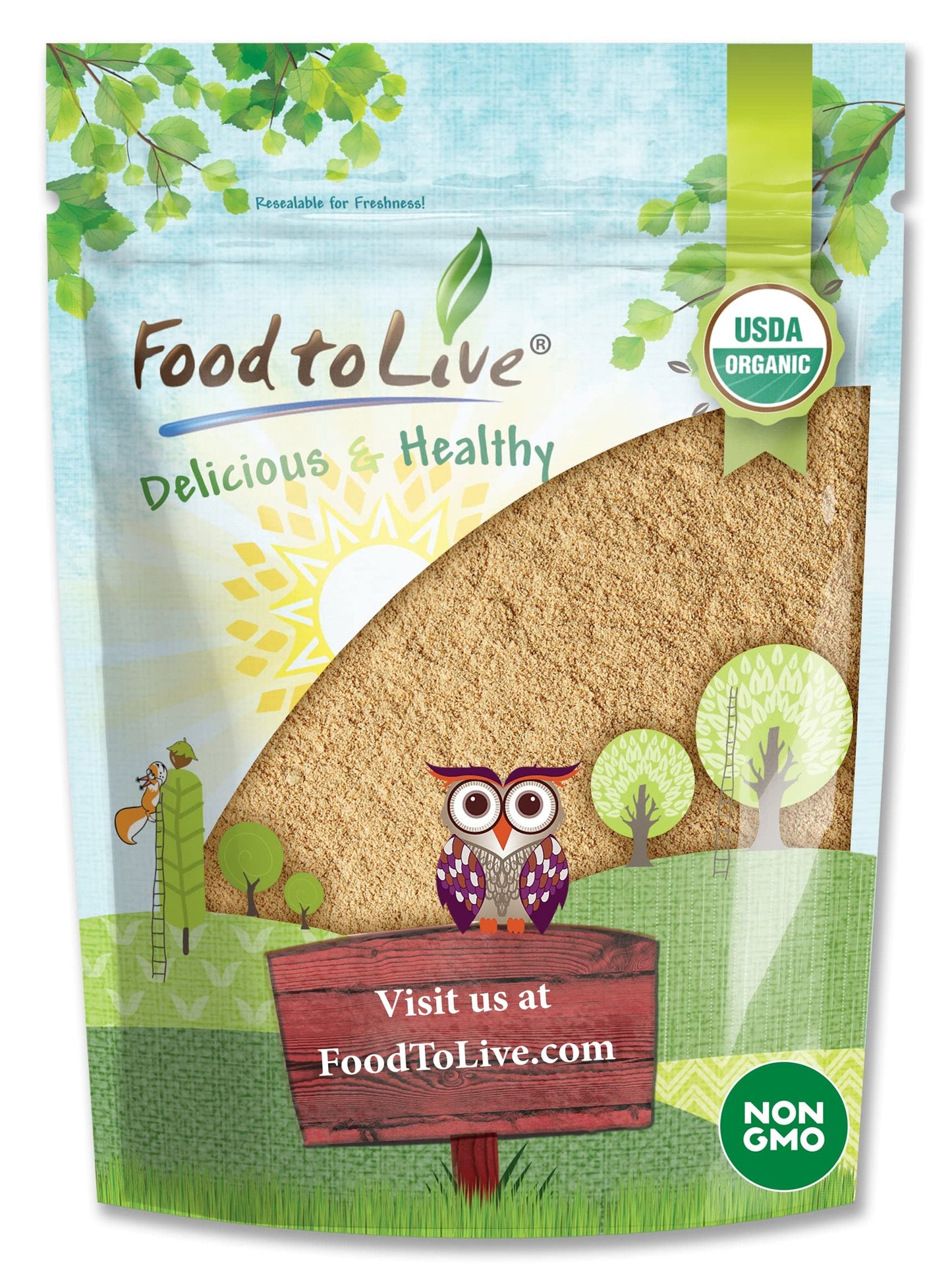Food to Live Organic Amla Berry Powder (Amalaki) – 1 lb, Non-GMO